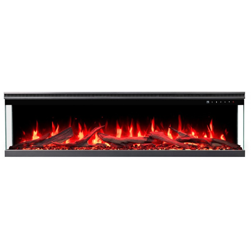 copy of SUPERB 3D 80 cm, eingebauter elektrischer LED-Kamin AFLAMO
