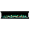 copy of SUPERB 3D 80 cm, caminetto elettrico LED da incasso AFLAMO + SOUND