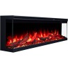 copy of SUPERB 3D 80 cm, caminetto elettrico LED da incasso AFLAMO + SOUND