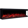 copy of SUPERB 3D 80 cm, caminetto elettrico LED da incasso AFLAMO + SOUND