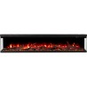 copy of SUPERB 3D 80 cm, caminetto elettrico LED da incasso AFLAMO + SOUND