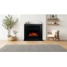 Chimenea eléctrica JOLO 3D negra + SONIDO - AFLAMO