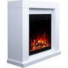 Chimenea eléctrica JOLO 3D blanca + SONIDO - AFLAMO