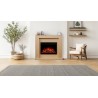 Caminetto elettrico JOLO 3D Oak + SUONO - AFLAMO