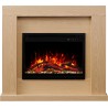 Caminetto elettrico JOLO 3D Oak + SUONO - AFLAMO