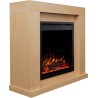 Caminetto elettrico JOLO 3D Oak + SUONO - AFLAMO