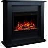 Chimenea eléctrica SUND 3D Negra + SONIDO - AFLAMO