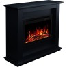 Caminetto elettrico SUND 3D Nero + SUONO - AFLAMO