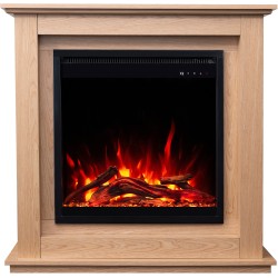 Caminetto elettrico SUND 3D Oak + SUONO - AFLAMO