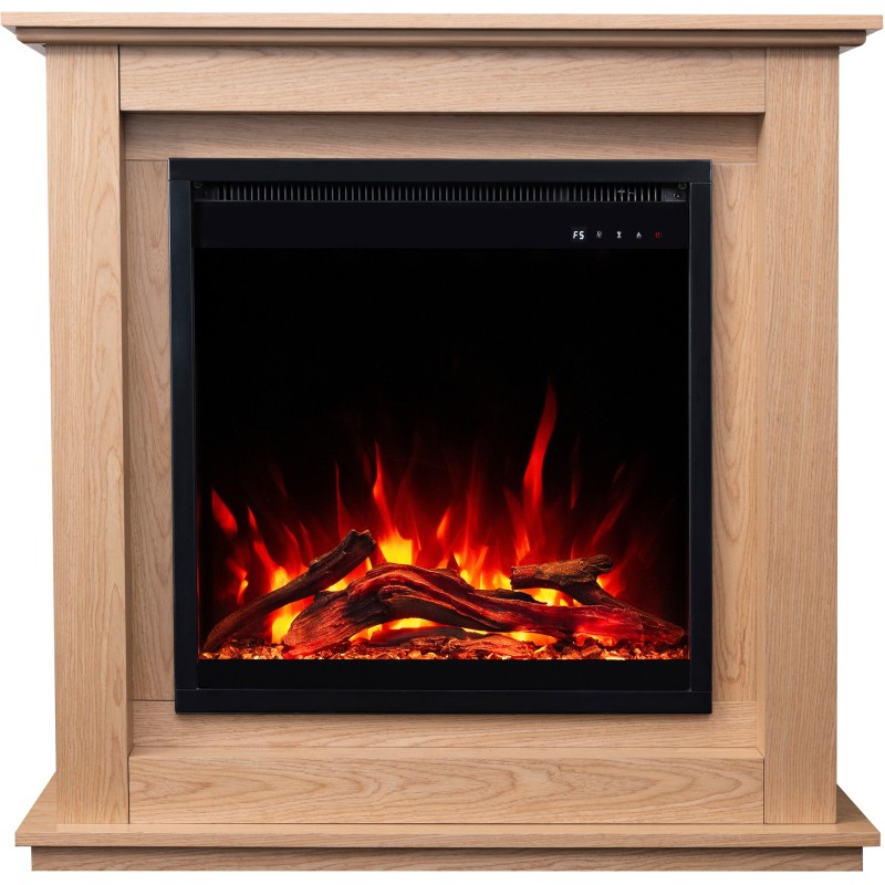 Caminetto elettrico SUND 3D Oak + SUONO - AFLAMO Caminetto elettrico SUND 3D Oak + SUONO - AFLAMO