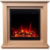 Caminetto elettrico SUND 3D Oak + SUONO - AFLAMO