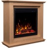 Caminetto elettrico SUND 3D Oak + SUONO - AFLAMO