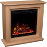 Caminetto elettrico SUND 3D Oak + SUONO - AFLAMO