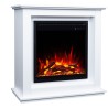 Caminetto elettrico SUND 3D Bianco + SUONO - AFLAMO