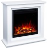 Caminetto elettrico SUND 3D Bianco + SUONO - AFLAMO