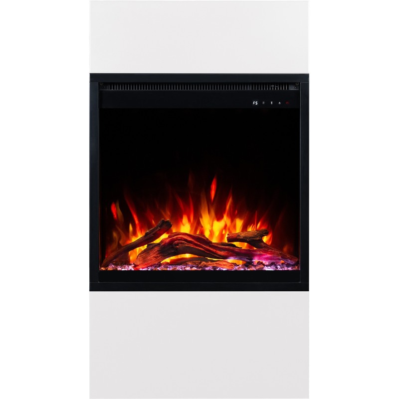 Caminetto elettrico MILOS 3D 60 Bianco + SUONO - AFLAMO Caminetto elettrico MILOS 3D 60 Bianco + SUONO - AFLAMO