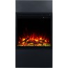 Caminetto elettrico MILOS 3D 60 Nero + SUONO - AFLAMO