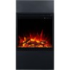 Caminetto elettrico MILOS 3D 60 Nero + SUONO - AFLAMO