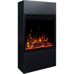 Caminetto elettrico MILOS 3D 60 Nero + SUONO - AFLAMO