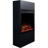 Caminetto elettrico MILOS 3D 60 Nero + SUONO - AFLAMO