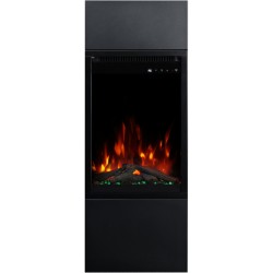 Kominek elektryczny MILOS 3D 40 Czarny + DŹWIĘK - AFLAMO