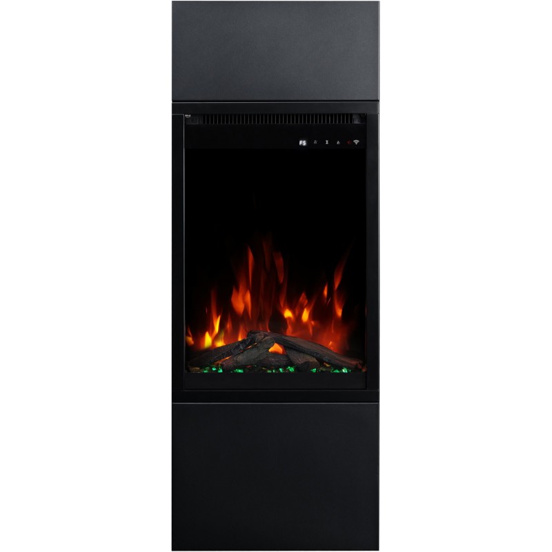Caminetto elettrico MILOS 3D 40 Nero + SUONO - AFLAMO Caminetto elettrico MILOS 3D 40 Nero + SUONO - AFLAMO