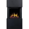 Chimenea eléctrica TEXEL 3D Negra + SONIDO - AFLAMO