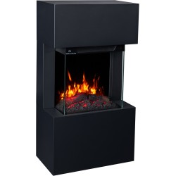 Camino elettrico TEXEL 3D Nero + SUONO - AFLAMO
