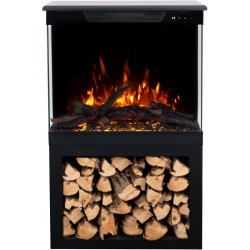 Inserto TOWER + STAND 71, inserto LED elettrico AFLAMO PLUS con SUONO
