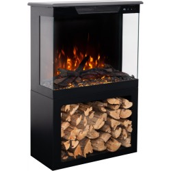 Inserto TOWER + STAND 71, inserto LED elettrico AFLAMO PLUS con SUONO