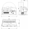 copy of Inserto AFLAMO 3D 45x60 cm, inserto elettrico a LED da incasso AFLAMO PLUS + SOUND