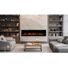 ROYAL 3D 140 cm, LED-Wand und eingebauter elektrischer Kamin AFLAMO