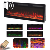 copy of MAJESTIC 36 "- LED Wand elektrischer Kamin AFLAMO