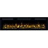 MONARCH, Camino elettrico a LED da parete e da incasso con suono EmotionFlame