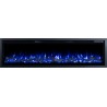 REGAL, Camino elettrico a LED da parete e da incasso con suono EmotionFlame