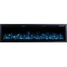 REGAL, Camino elettrico a LED da parete e da incasso con suono EmotionFlame