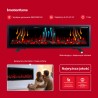 REGAL, Chimenea eléctrica empotrada y de pared con sonido EmotionFlame