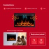 Wkład elektryczny INFINITY, Kominek elektryczny do zabudowy EmotionFlame