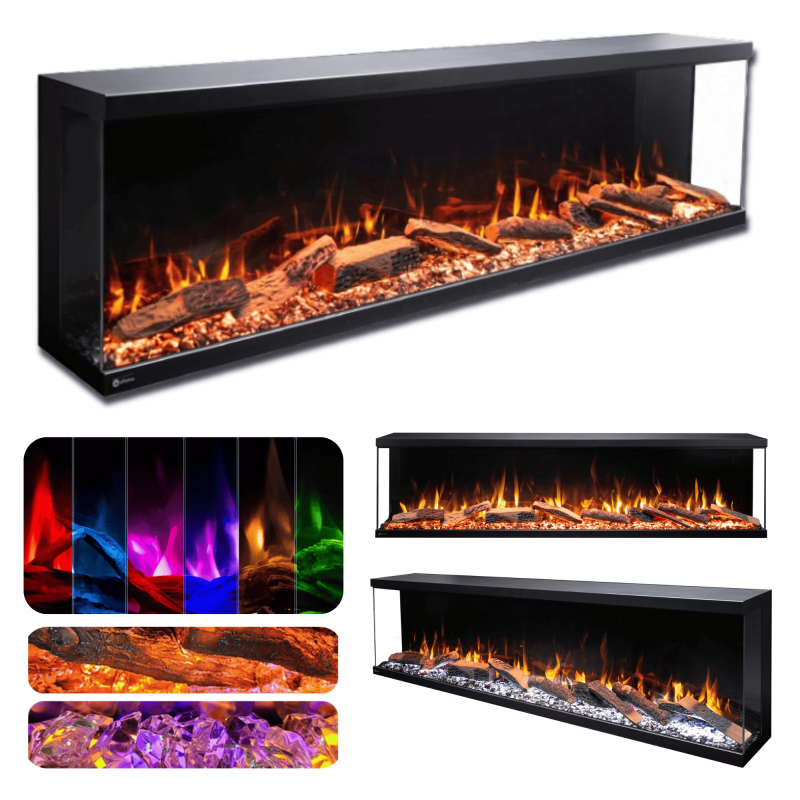 Elektrokamin LED Wand Unique 107 cm AFLAMO