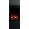 Kominek elektryczny AFLAMO MILOS 3D + DŹWIĘK - 2 kolory - 2 rozmiary