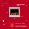 Kominek elektryczny z obudową VELIS Emotionflame