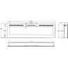 LED Wand elektrischer Kamin MAJESTIC 72 "AFLAMO LED Wand elektrischer Kamin MAJESTIC 72 "AFLAMO
