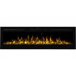 Kominek elektryczny LED ścienny MAJESTIC 50" AFLAMO